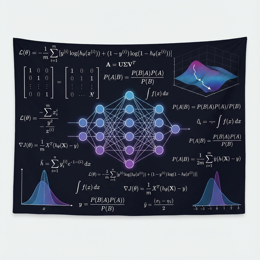 Mathematics Formulas for Data Science